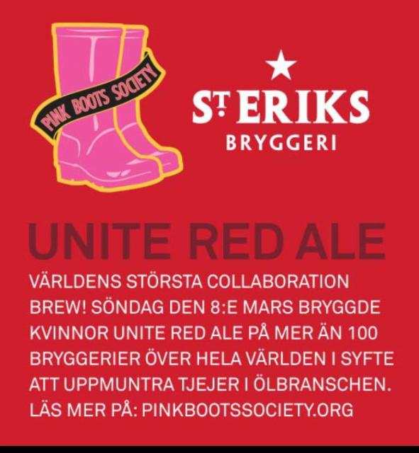 Unite Red Ale 4.6%, S:t Eriks Bryggeri (Galatea), Sweden