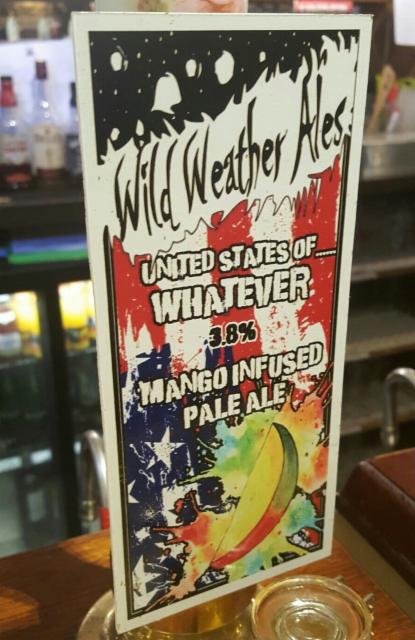 United States Of Whatever 3.8%, Wild Weather Ales, England