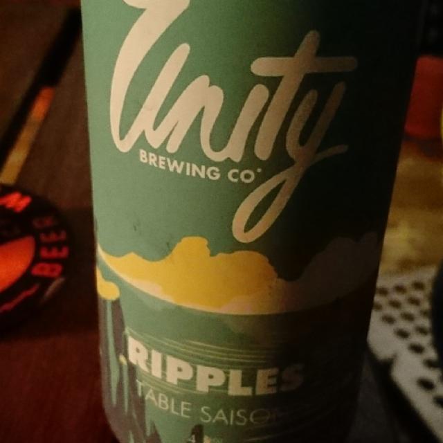 Ripples Table Saison 4.8%, Unity Brewing Co, England