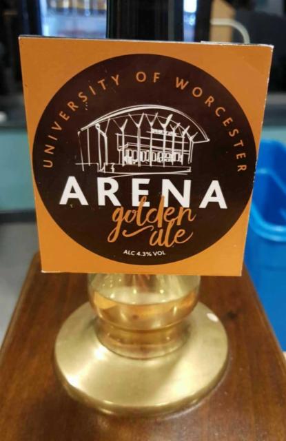 University Of Worcester Arena Golden Ale 4.3%, Friday Beer Co (the), England