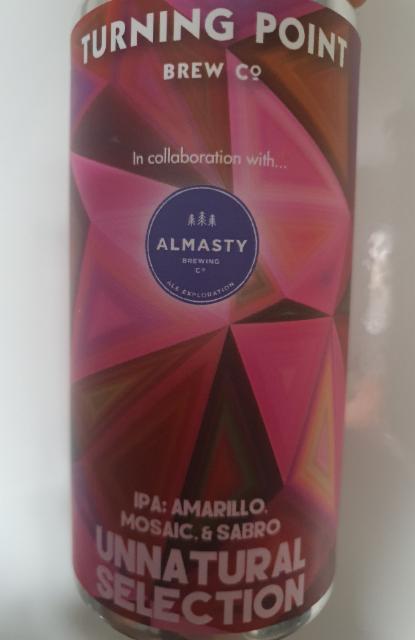 unnatural selection 6.0%, Turning Point Brew Co., England