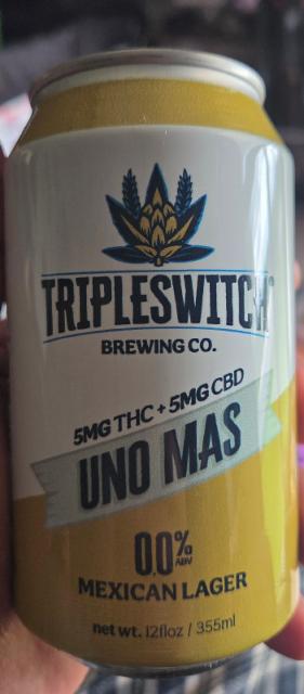 Uno Mas 0.0%, Tripleswitch Brewing Co., United States