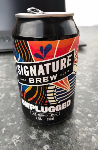 Unplugged micro IPA 2.8%, Signature Brew, England