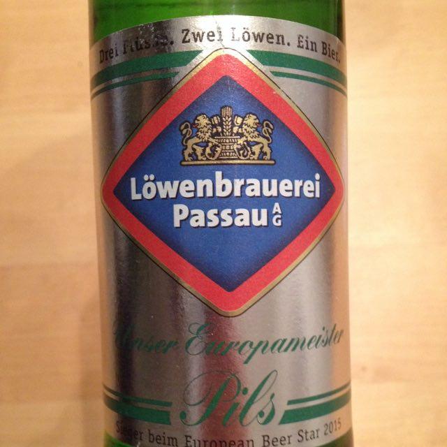 Unser Europameister Pils 4.9%, Löwenbrauerei Passau, Germany