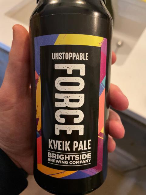 Unstoppable Force 5.0%, Brightside Brewing, England