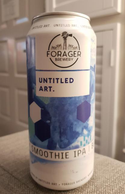 Untitled Art. Blueberry Smoothie IPA 7.0%, Forager Brewery, United States