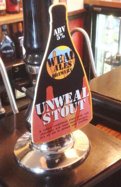Unweal Stout 5.0%, Weal Ale Brewery Ltd, England