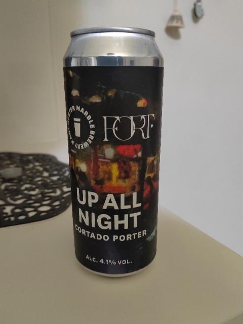 up all night 4.1%, Marble Beers, England