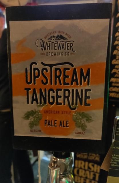 Upstream Tangerine 5.5%, Whitewater Brewing, Northern Ireland