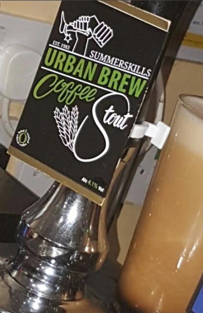 Urban Brew Coffee Stout 4.1%, Summerskills, England