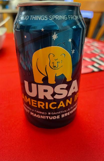 Ursa American 7.1%, First Magnitude Brewing Company, United States