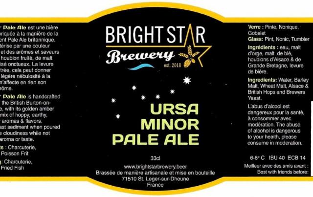 Ursa Minor Pale Ale, Bright Star Brewery [Closed]