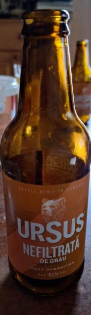 Ursus Nefiltratā de Grâu 5.1%, Ursus Breweries (SABMiller), Romania