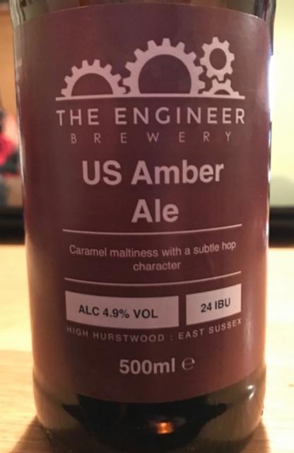 US Amber Ale 4.9%, Engineer Brewery, England