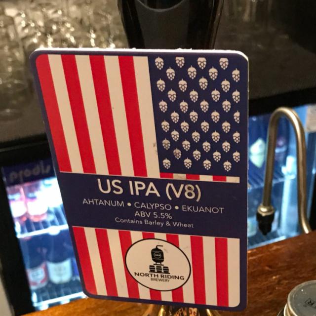 US IPA (V8) 5.5%, North Riding Brewery, England