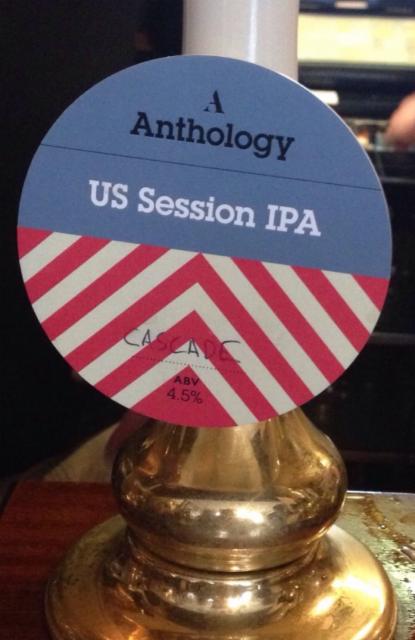 US Session IPA - Cascade 4.5%, Anthology Brewing Company, England