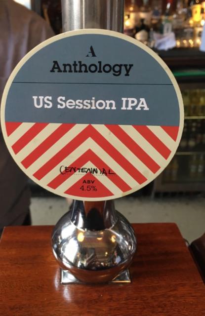 US Session IPA - Centennial 4.5%, Anthology Brewing Company, England