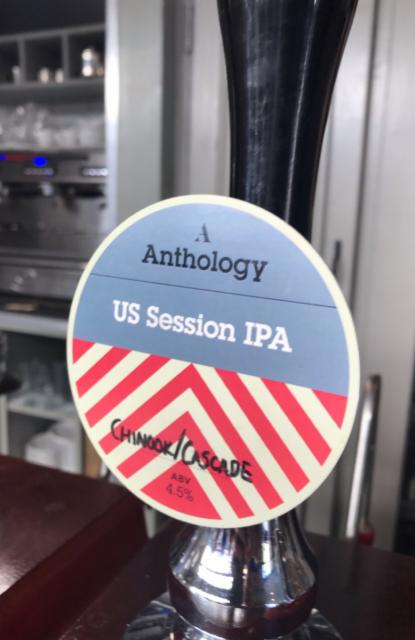 US Session IPA - Chinook/Cascade 4.5%, Anthology Brewing Company, England