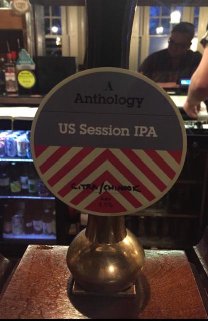US Session IPA - Citra/Chinook 4.5%, Anthology Brewing Company, England