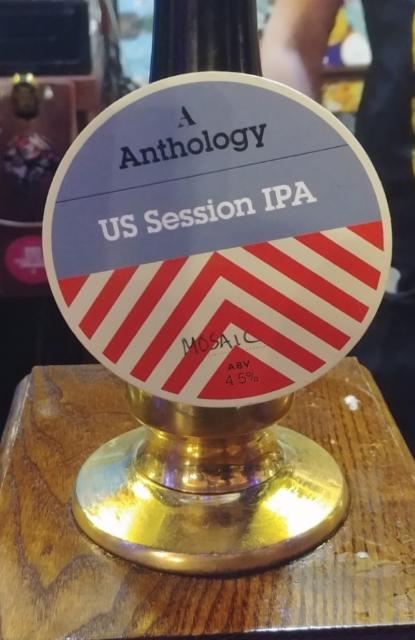 US Session IPA - Mosaic 4.5%, Anthology Brewing Company, England