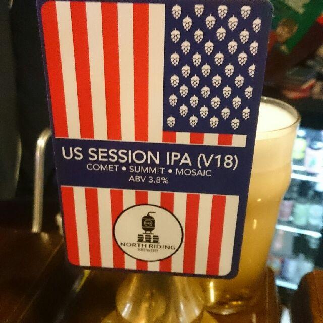 US Session IPA (V18) 3.8%, North Riding Brewery, England