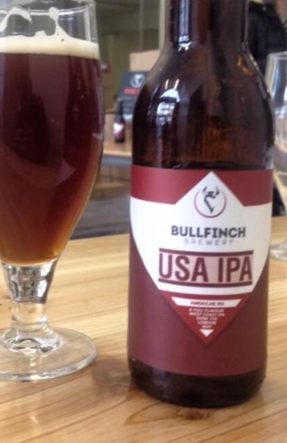 USA IPA 7.2%, Bullfinch Brewery, England