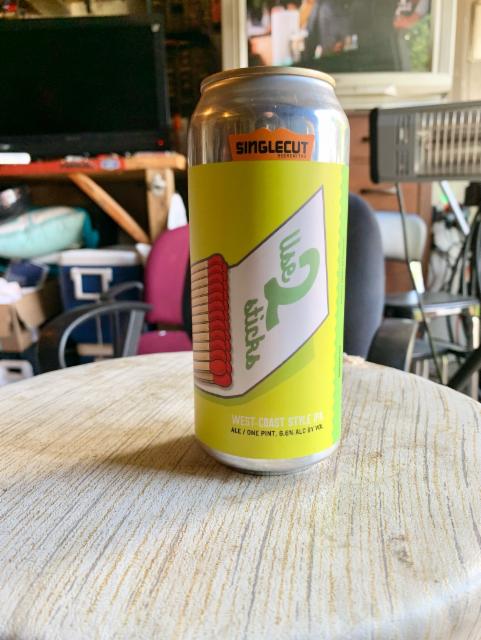 Use 2 Sticks 6.6%, SingleCut Beersmiths, United States