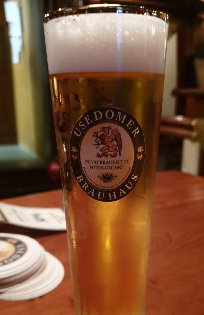 Usedomer Pils 4.9%, Privatbrauerei Usedomer Brauhaus zu Heringsdorf, Germany