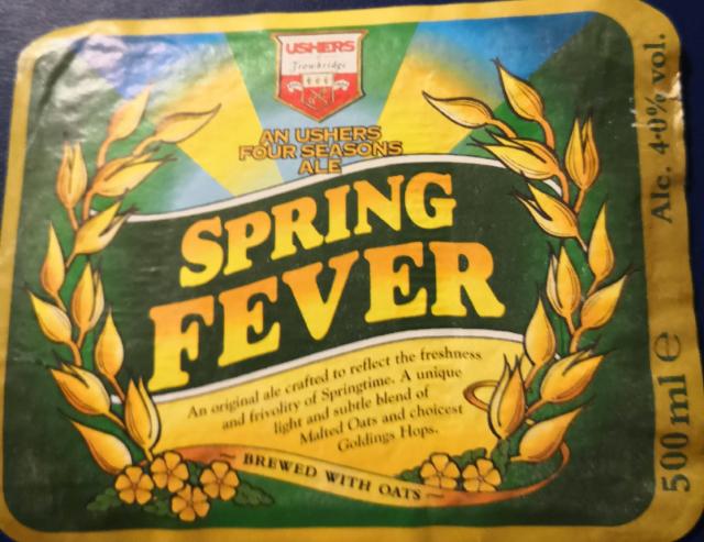 Ushers Spring Fever 4.0%, Wychwood Brewery (Marston's Brewery), England