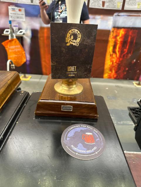 Ushet best bitter 4.2%, Lacada Brewery Ltd, Northern Ireland