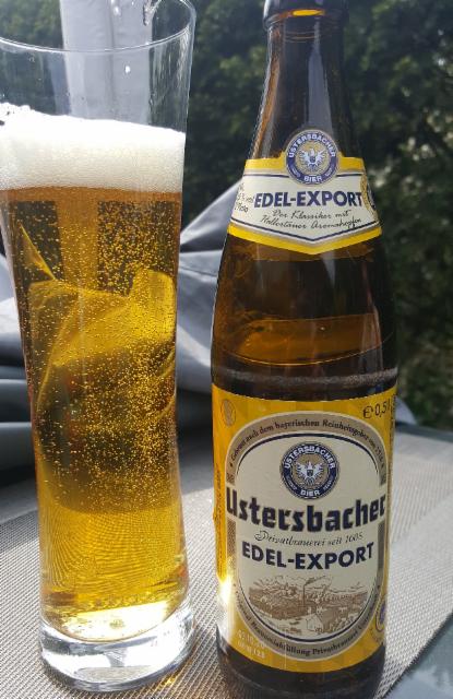 Ustersbacher Edel-EXPORT 5.5%, Privatbrauerei Ustersbacher, Germany
