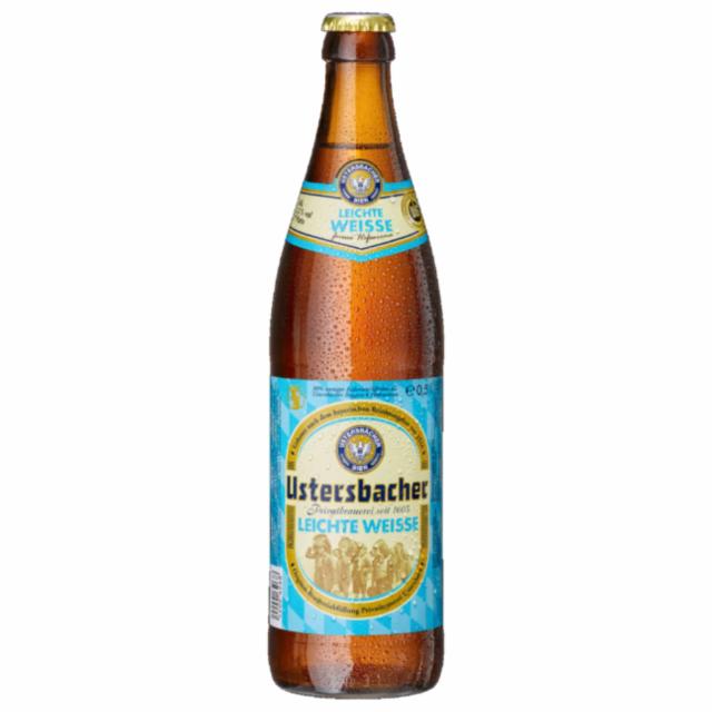 Ustersbacher Leichte Weiße 3.3%, Brauerei Ustersbach, Germany