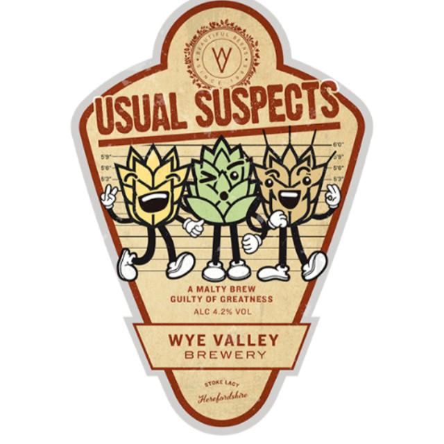 usual suspects 4.2%, Wye Valley Brewery Limited, England