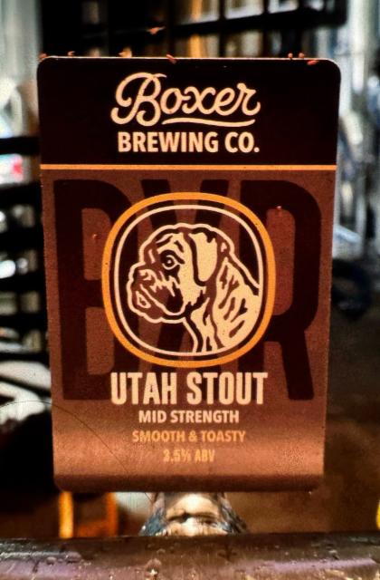 Utah Stout, Boxer Brewing Co.