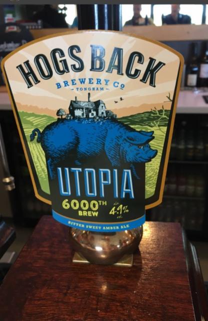 Utopia 4.9%, Hogs Back Brewery, England