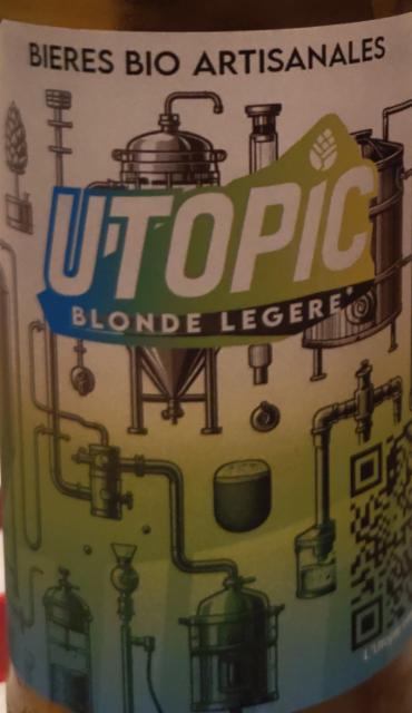 Utopic Blonde légère 1.4%, La Brasserie Du Lez, France