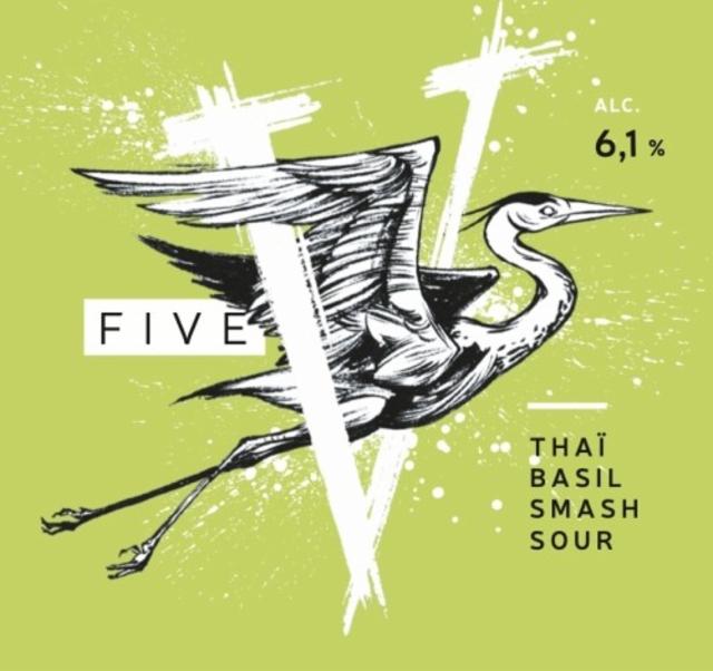 V Five : Thaï Basil Smash Sour 6.1%, La Source Beer Co., Belgium
