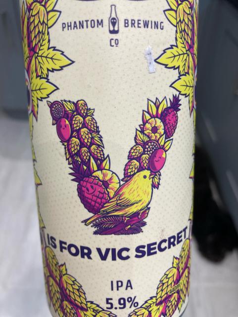 V is for Vic secret 5.9%, Phantom Brewing Co., England