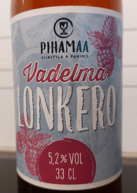 Vadelmalonkero, Pihamaa Viinitila & Panimo