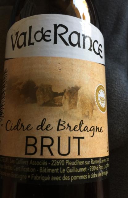 Val De Rance Cidre De Bretagne Brut, Les Celliers Associés