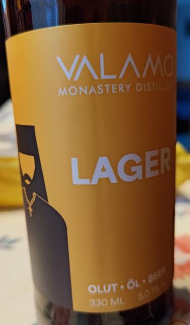 Valamo Lager 5.0%, Kimito Brewing, Finland
