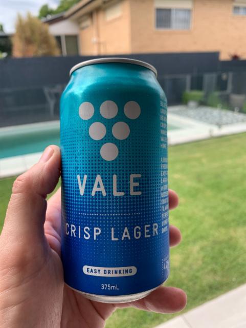 Vale Crisp Lager, Vale Brewing