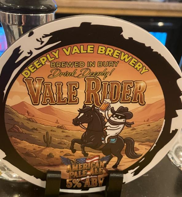 Vale Rider, Deeply Vale Brewery
