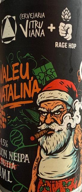 Valeu, Natalina 4.5%, Cervejaria Vitruviana, Brazil