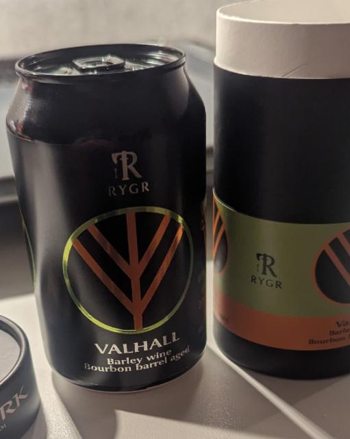 Valhall Barley Wine Bourbon Barrel Aged, Rygr Brygghùs