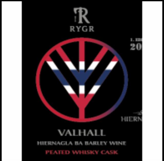Valhall Hiernagla Peated Whiskey Cask 16.0%, Rygr Brygghùs, Norway