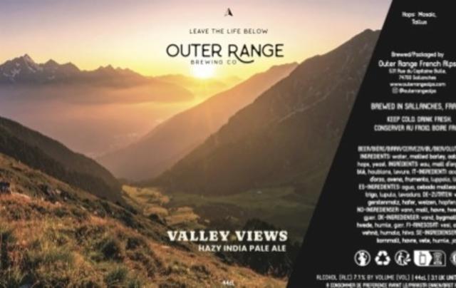Valley Views  7.6%, Outer Range Brewing Co. (France), France