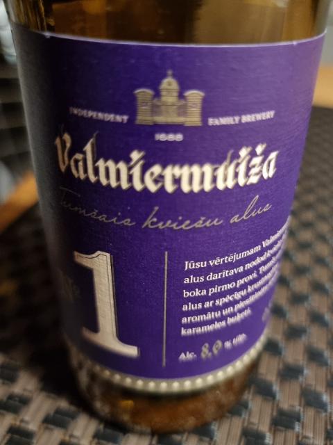Valmiermuiza no 1 8.0%, Valmiermuižas Alus, Latvia