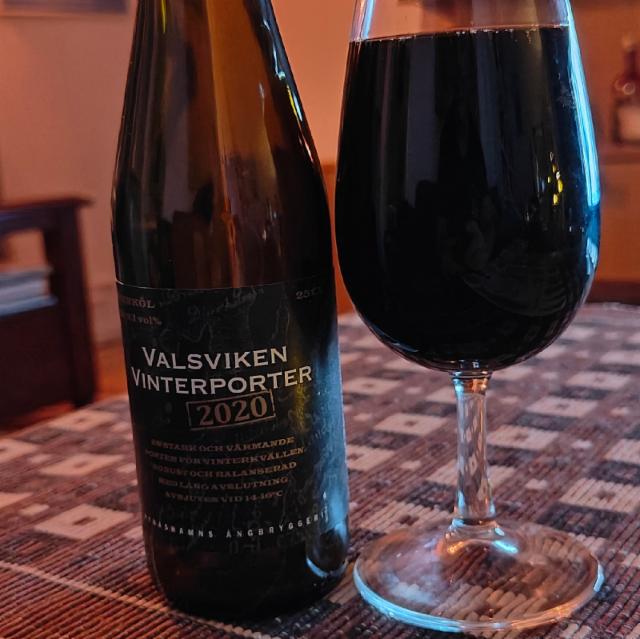 valsviken vinterporter (2020) 9.1%, Nynäshamns Ångbryggeri, Sweden