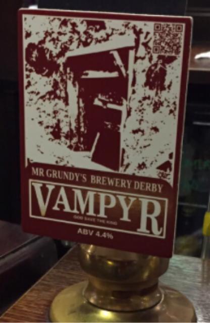Vampyr 4.4%, Mr Grundy's Brewery, England